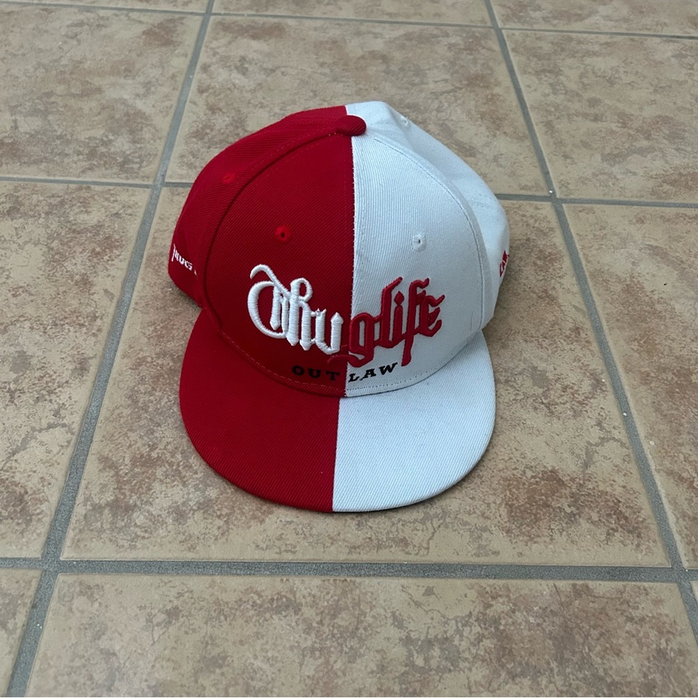 Red and White Snapback Hat